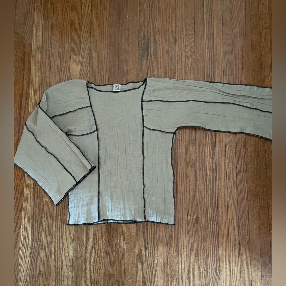 Brand new never worn Baserange contrast stitch shirt.